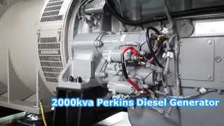 2000kva Perkins Dizel Jeneratör Güç Çözümü