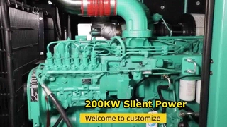 200KW Sessiz Jeneratör Güç Çözümü
