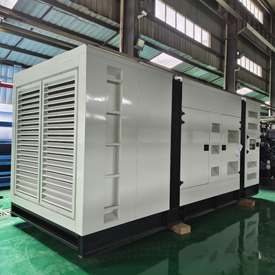 satın al 750kva ses geçirmez bekleme dizel jeneratörü 600kw Cummins Genset online manufacture