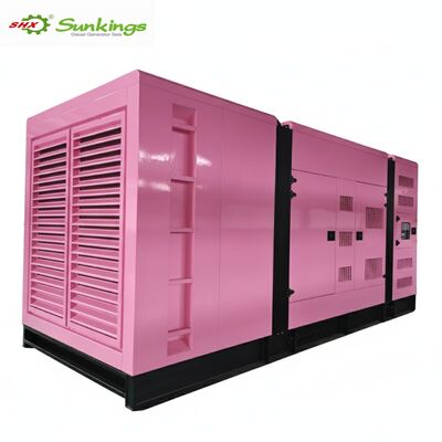 satın al Özel 50/60 Hz Süper Sessiz 800KW pembe dizel jeneratörü ATS Stamford Alternatör Kanopisi Kutusu seçeneği ile online manufacture