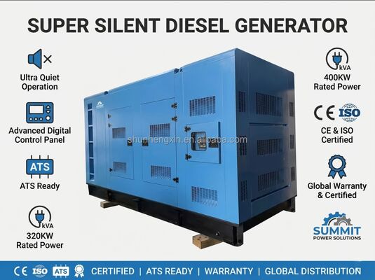 satın al Satılık Perkins 400kva 500kva Sessiz Tip Dizel Jeneratörler Stamford Alternatör Jeneratör 24V DC Elektrikli Marşlı ATS online manufacture