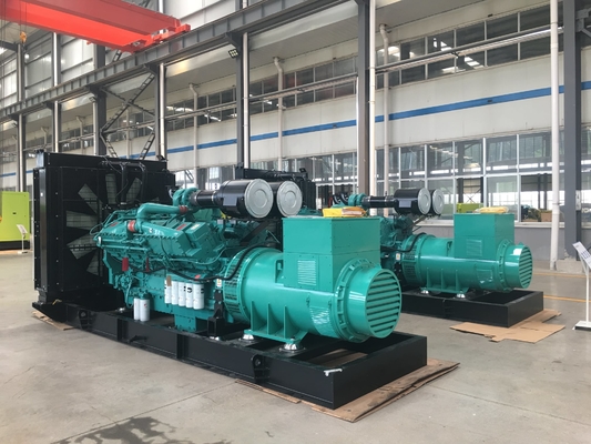 satın al 110v-480v 1500KW Dizel Jeneratör Elektrikli Açık Çerçeve Dizel Jeneratör online manufacture