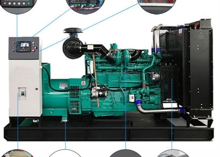 6LTAA9.5-G3 Cummins Diesel Generator Set School 3 Phase Open Silent Type Genset