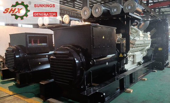 2000kva Acil Güç Jeneratörü 3 Fazlı 400V Fırçasız Alternatör
