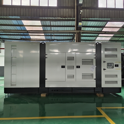 Su pompası dizel jeneratör motor 1000 KVA Endüstriyel bekleme yedek 220V dizel jeneratörler