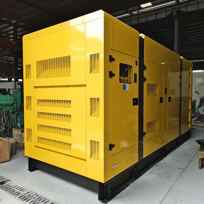 545kw Cummins dizel jeneratör seti 750kva ATS ile ses geçirmez bekleme jeneratörü