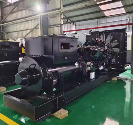 Ev yedek gücü için otomatik transfer anahtarı ile 500 KW dizel jeneratör