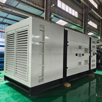 1250kva 1000kw Motor Üç Fazlı Otomatik Başlatma için Sessiz Tipi Dizel Jeneratör ATS Seçenek LCD Dijital Ekran 50/60Hz