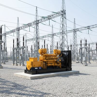 Doğal Gaz Jeneratörü Özel 500kw 625kw LPG LNG Doğal Gaz Genset Biyogaz Elektrik Gücü Elektrik Santrali için