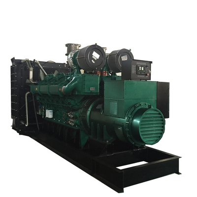 50Hz 400V 1mw Güç Dizel Jeneratör Turboşarjlı AC 3 Faz DG Seti