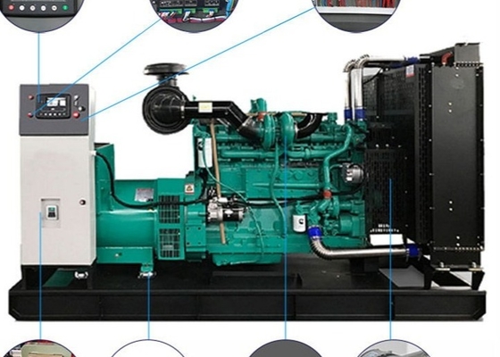 6LTAA9.5-G3 Cummins Dizel Jeneratör Seti Okul 3 Fazlı Açık Sessiz Tip Jeneratör