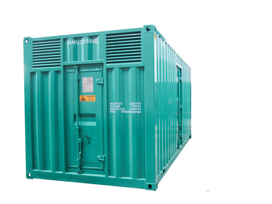Ses Geçirmez Bekleme Dizel Jeneratör 2MW Tek Yataklı Cummins Elektrik Santrali